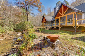 Walk to Nantahala Forest Mtn-View Creekside Haven